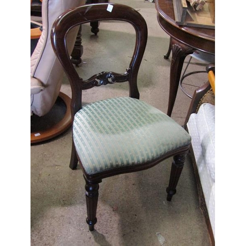 681 - TWO VICTORIAN STYLE CHAIRS