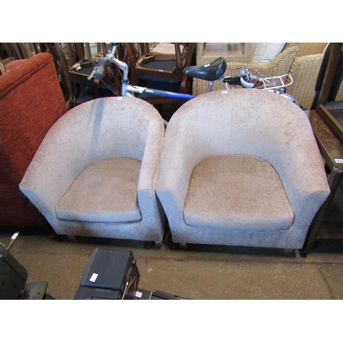 683 - TWO TUB CHAIRS