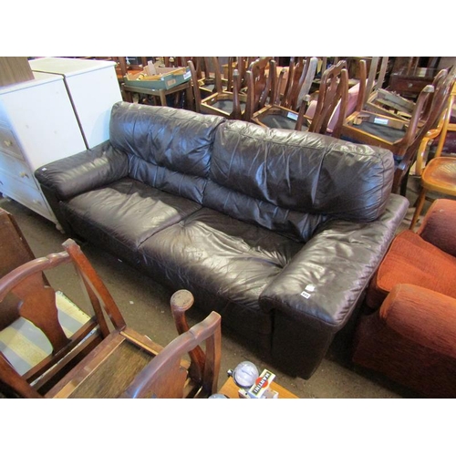 685 - LEATHER SOFA