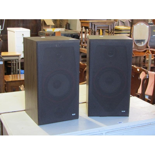 689 - TWO B&W SPEAKERS