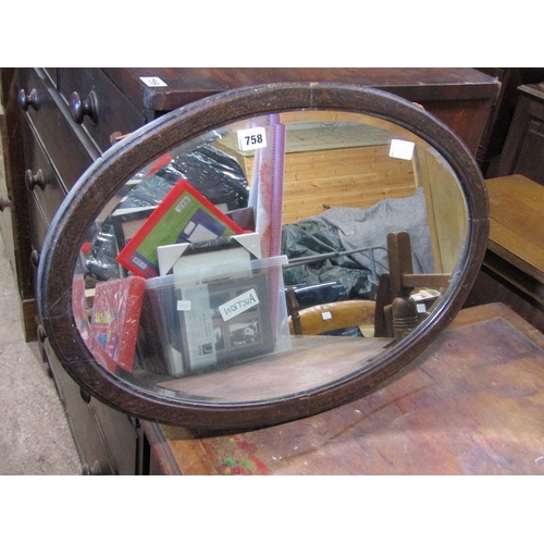 758 - OVAL MIRROR