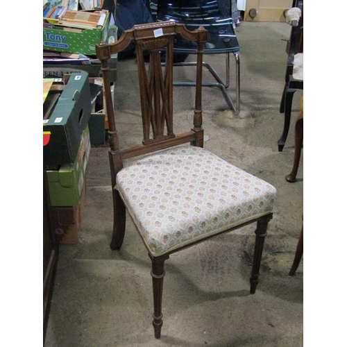 780 - THREE MISC DINING CHAIRS