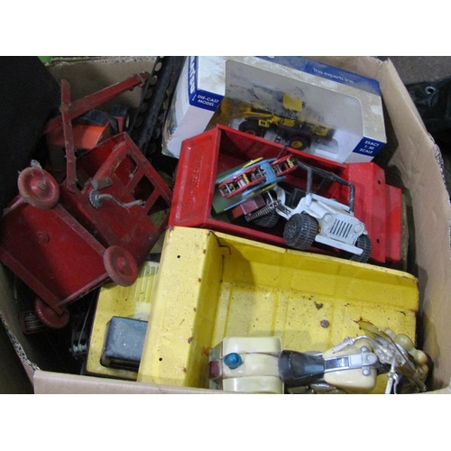 785 - BOX OF TONKA TOYS ETC.