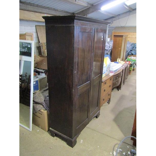 792 - MAHOGANY WARDROBE