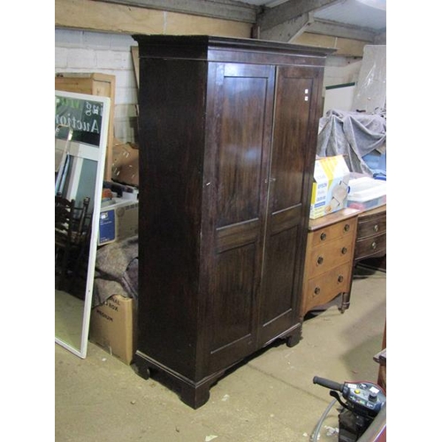 792 - MAHOGANY WARDROBE