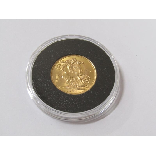 1671 - Queen Elizabeth II gold sovereign portrait collection, comprising four 22ct gold sovereigns - 31.9g ... 