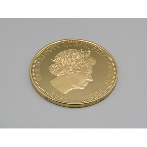 1672 - The 70th anniversary of D Day 22ct gold proof £5 coin