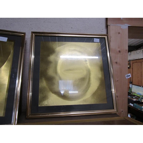 151 - FRAMED FOIL ARTWORK TO INC. FISH