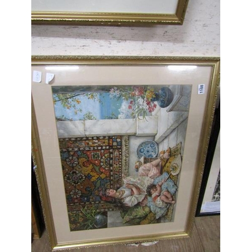 157 - THREE FRAMED COLOURED LITHOGRAPHS, PEARS PRINTS