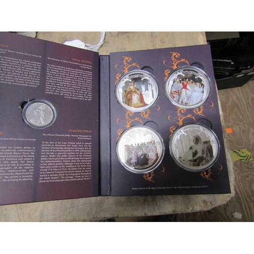 185 - COMMEMORATIVE COINS - QUEEN VICTORIA