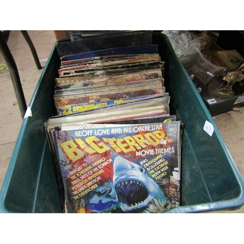 198 - BOX OF MIXED RECORDS