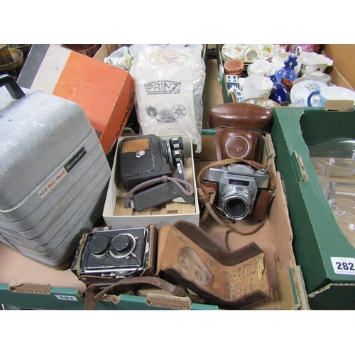 281 - VINTAGE CAMERAS AND EQUIPMENT