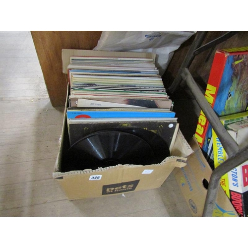 348 - BOX OF MIXED RECORDS