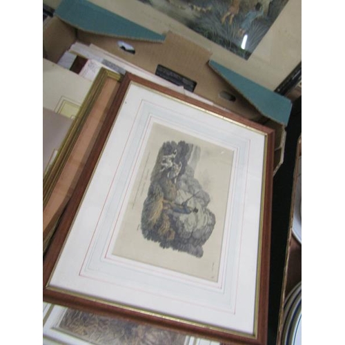 359 - QTY OF FRAMED AND UNFRAMED ENGRAVINGS AND PRINTS