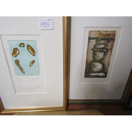 364 - QTY OF FRAMED AND SIGNED LIMITED ETCHINGS