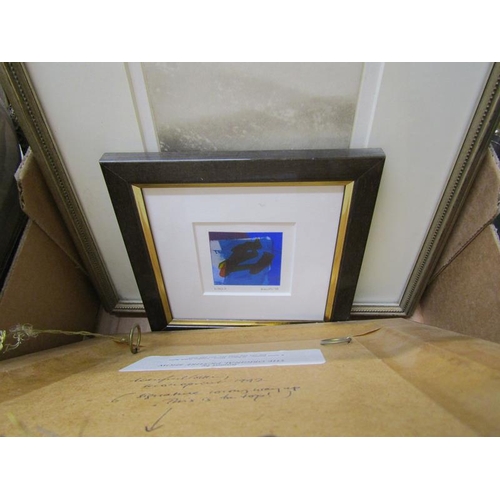 408 - QTY OF FRAMED AND SIGNED ETCHINGS AND ARTWORK