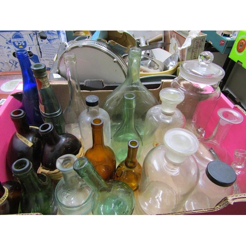 410 - QTY OF GLASSWARE TO INCL  SWEET JARS