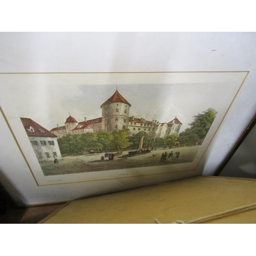 419 - QTY OF FRAMED PICTURES AND PRINTS TO INCL ENGRAVINGS