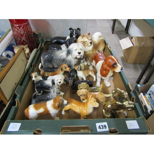 439 - BOX OF MELBA WARE DOGS