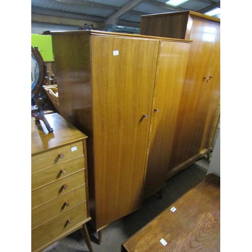 553 - TEAK WARDROBE