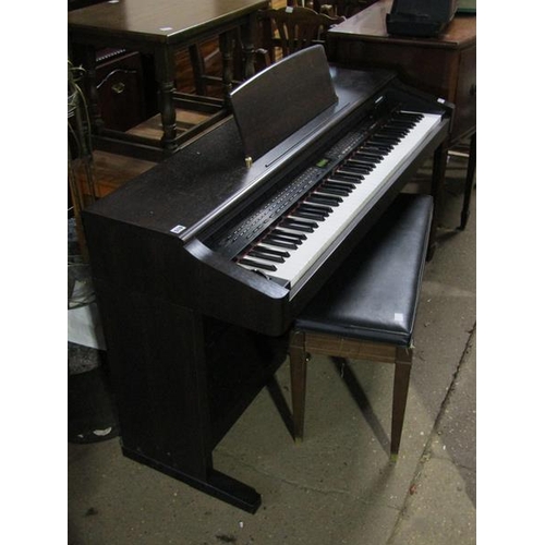 519 - ROLAND KR-4500 KEYBOARD AND STOOL