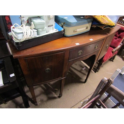 522 - 19c MAHOGANY SIDEBOARD