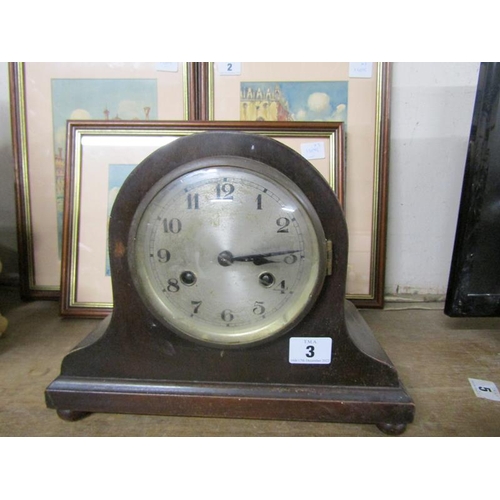 3 - EARLY 20C MANTEL CLOCK