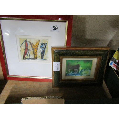 59 - COLLECITON OF ARTWORK - FRAMED