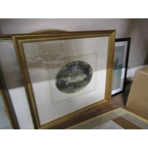 87 - COLLECTION OF FRAMED ENGRAVINGS, PRINTS ETC