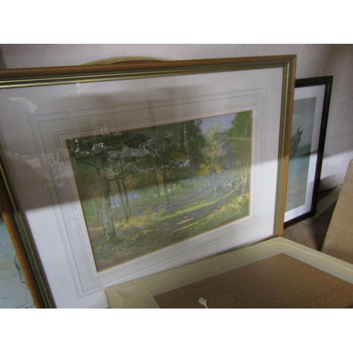 87 - COLLECTION OF FRAMED ENGRAVINGS, PRINTS ETC