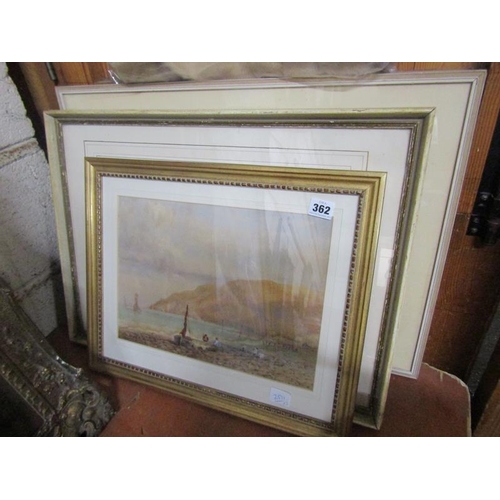 362 - COLLECTION OF FRAMED WATERCOLOURS AND PASTELS