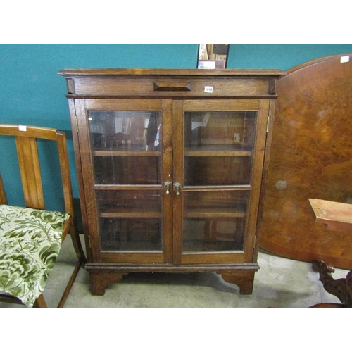 1019 - 1930s OAK BOOKCASE