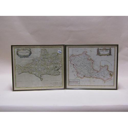 1296 - TWO ROBERT MORDAN ANTIQUE MAPS OF DORSETSHIRE AND BERKSHIRE