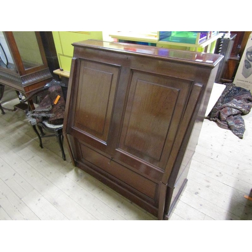 2038 - EDWARDIAN PERIOD MAHOGANY FOLIO CHEST 110cms W