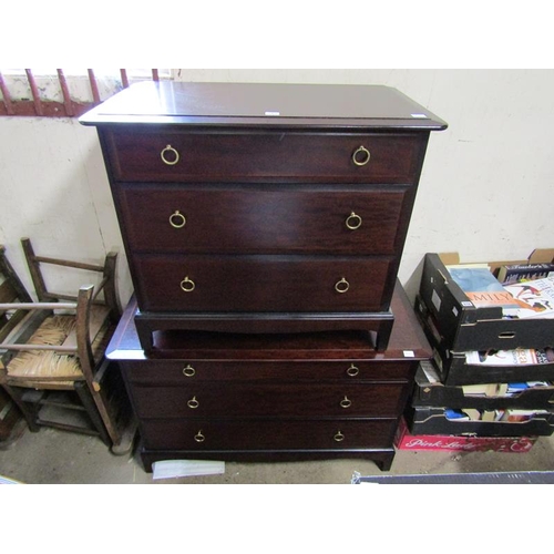 517 - TWO STAG CHEST OF DRAWERS