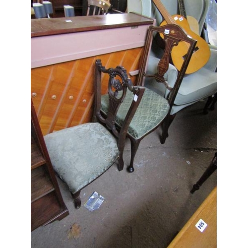 534 - TWO VICTORIAN CHAIRS