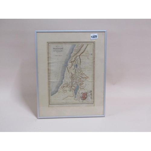 1225 - MAP OF PALESTINE, F/G, 31CM X 22CM