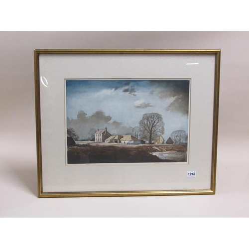 1246 - ROWLAND HILDER - PAIR, AGRICULTURAL SUBJECTS, COLOURED PRINTS, EACH F/G, 31CM X 44CM