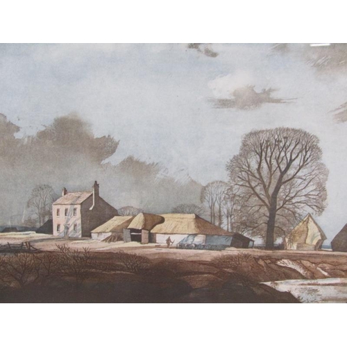 1246 - ROWLAND HILDER - PAIR, AGRICULTURAL SUBJECTS, COLOURED PRINTS, EACH F/G, 31CM X 44CM