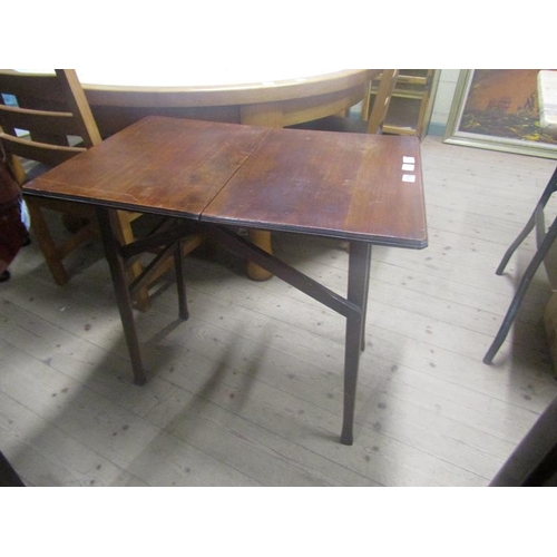 1776 - 19C MAHOGANY COACHING TABLE, 74CM W, 69CM H