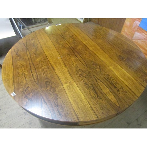 1782 - FIGURED MAHOGANY CIRCULAR PEDESTAL DINING TABLE, 143CM W, 72CM H