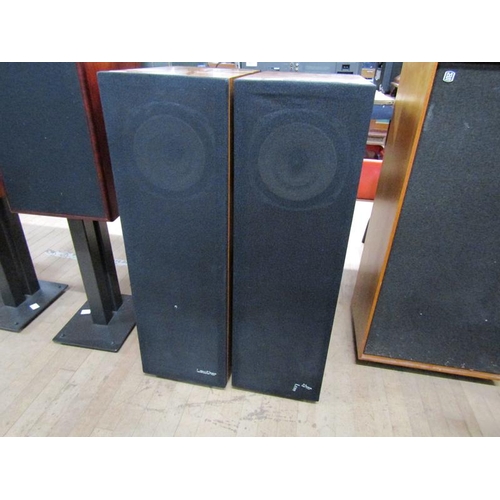 1295 - PAIR OF LAWTHER STANDING SPEAKERS 84cms HIGH