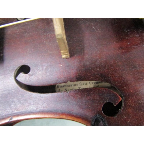 1318 - ANDREAS GUARNERIUS FECIT CREMONA VIOLIN IN CASE