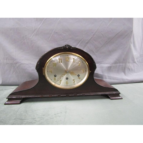 1323 - 1920s DOME TOP MANTEL CLOCK