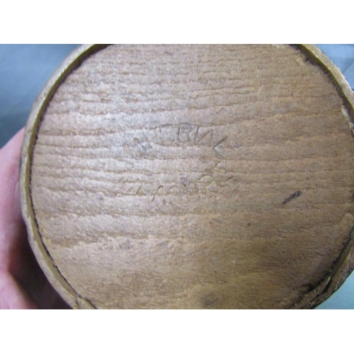 1326 - QUART GRAIN MEASURE WITH GR STAMP