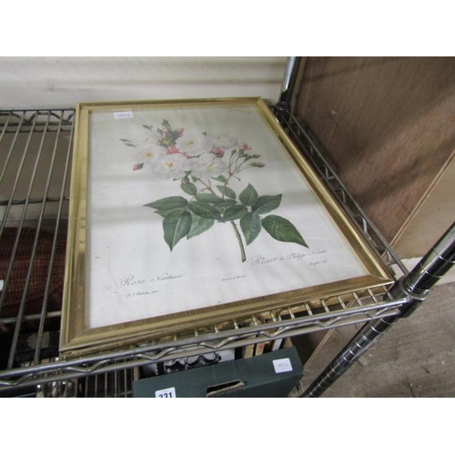 332 - QTY OF FRAMED PRINTS AND WATERCOLOURS