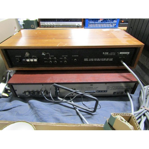 1302 - TWO LUXMAN TUNERS, MODEL T-110 AND T-530