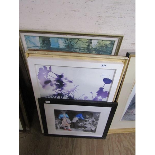 131 - QTY OF FRAMED PRINTS