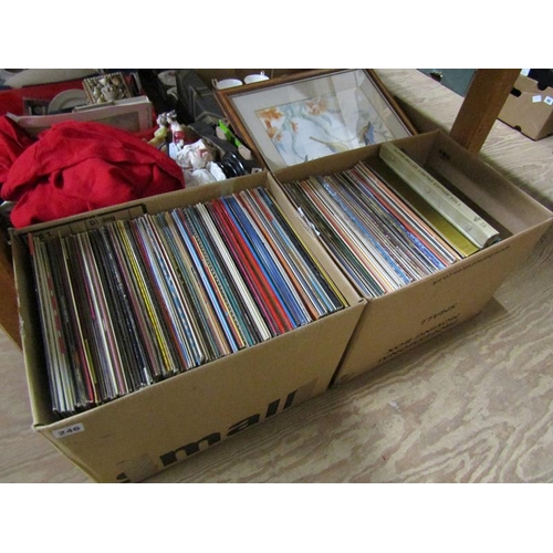 246 - TWO BOXES OF RECORDS