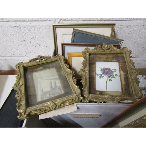 318 - QTY OF FRAMED PICTURES AND PRINTS TO INC. OILS AND WATERCOLOURS